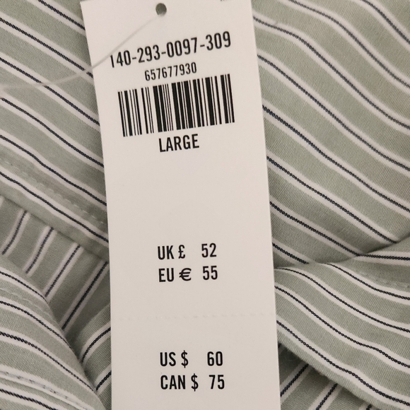 NWT- Abercrombie & Fitch Oversized Cropped Poplin Shirt - Picture 6 of 7